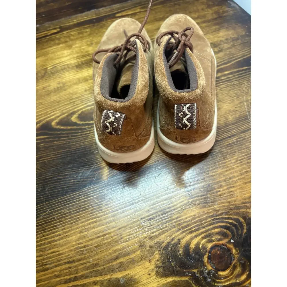 UGG Brown Lace Up Boots Mens Size 5